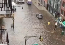 Lluvias torrenciales dejaron dos muertos e inundaciones en Nueva York